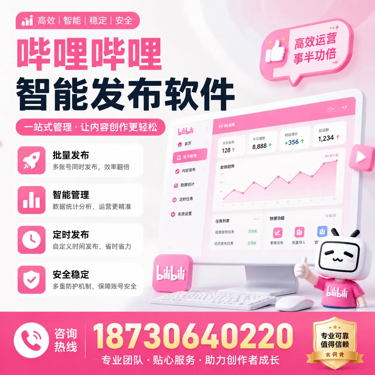 如何评估哔哩哔哩智能发布软件的ROI？衡水 企业必读